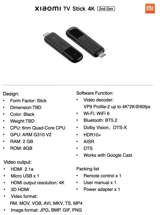Xiaomi%20Mi%20TV%20Stick%204K%20Gen2%20Global%20version%20%E0%B8%A3%E0%B8%B0%E0%B8%9A%E0%B8%9A%E0%B8%9B%E0%B8%8F%E0%B8%B4%E0%B8%9A%E0%B8%B1%E0%B8%95%E0%B8%B4%E0%B8%81%E0%B8%B2%E0%B8%A3%20Google%20TV%2014%20Wi-Fi%206%20%20Bluetooth%205.2%20-%20Image%202