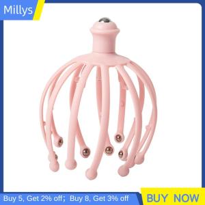 Millys 1 cái da đầu massagers với 18 móng vuốt cầm tay đầu massage scratcher cho thư giãn sâu kích thích tóc và giảm căng thẳng massage