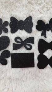 Miếng dán tóc dán mái tự dính nhũ kim tuyến size to giúp cố định tóc cho trang điểm đắp mặt nạ tiện lợi