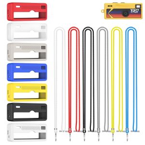 CHUAN With Lanyard Protective Case Silicone Anti-Scratch Camera Protector Shockproof Sleeve Case for Kodak Charmera Keychain Digital Camera