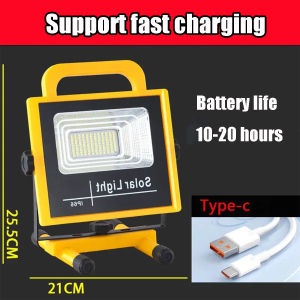 Charging Flood Light Outdoor Camping Night Market Street Stalls Work Site Strong Light Mobile Lamp