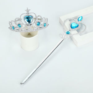 Frozen Crown Magic Wand Set Princess Elsa Fairy Wand Girl Headband Accessories Girl Accessories