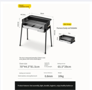 BBQ grill Charcoal Stove household barbecue grill outdoor courtyard bbq portable barbecue stove
