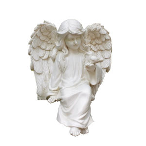 1PC Angel Girl Wing Ornament Resin Crafts Home Decoration Outdoor Garden Statues European and American Decorative Statues