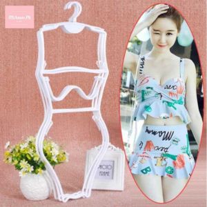 [COD]White Plastic Body Shape Hanger Swimsuit Hanger Display Hanging Clothes[5 pieces】