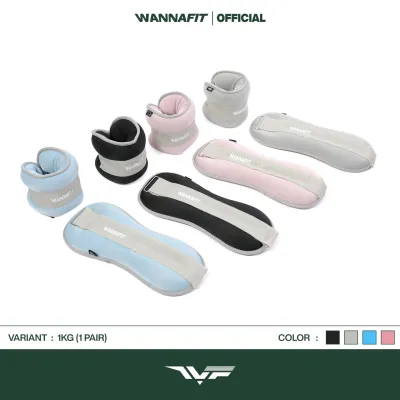 WANNAFIT Ankle / Wrist Bracelet Weight Sandbag | 06kg 1kg 2kg Gelang Pemberat Tangan & Kaki | Latihan Beban