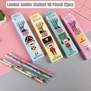 [MSIA SHIP] NOVELTY London Soldier Student HB Pencil 12pcs | Pensil Comel Kanak-kanak School Supplies Stationery Goodies Birthday for kids Party Present Gift Children Toys Kindergarten Early Education Lukis Hadiah Alat Tulis Murid Tadika Budak 小孩 创意 可爱 铅笔