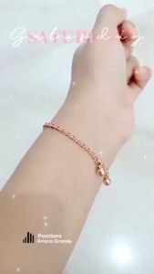 GELANG TANGAN DEWASA NORI UKIR + 2 BEL / GELANG PERAK ASLI SILVER 925 LAPIS EMAS/ GELANG FASHION WANTIA TERBARU