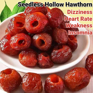 【Nucleusfree 0 Additives 】Seedless Hollow Hawthorn Candied and Dried Fruit Sweet And Sour Appetizing Snack Ready 即食去核山楂蜜饯水果