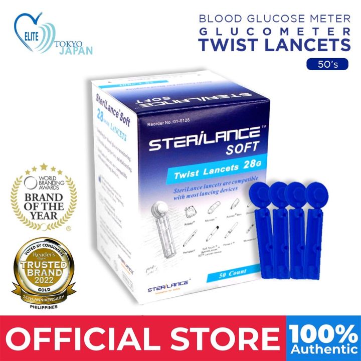 Indoplas Elite Tokyo Japan Blood Glucose Meter Twist Lancets
