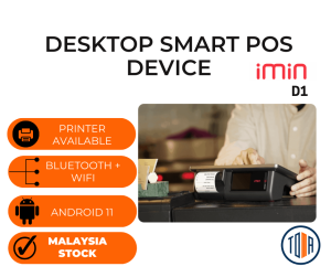 iMin D1 Desktop POS Touchscreen Terminal 10.1" inch Android (2/16GB NFC Option)