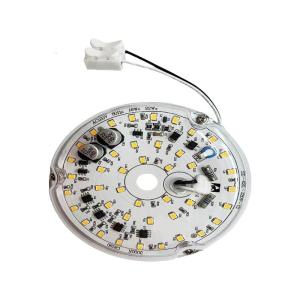 Round LED Ceiling Fan Light 120V 18W 3 Color Temperature Dimmable LED Retrofits Light Board Panel Easy to Install