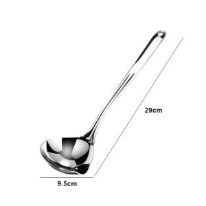 Spoon Soup Oil Stainless Steel Scoop Filter Grease Spoon Colander Separation Cooking Colander Tools Home Kitchen 隔油勺 滤油勺