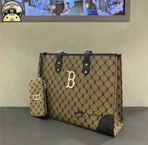 (Auth Tuồn Chính Hãng) Túi Tote M L B Dáng Ngang Kèm Túi Con Xinh Xắn Form Cứng Cáp