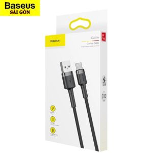 Cáp sạc truyền dữ liệu Usb to Type C Baseus CATKLF cafule quick charge (Hàng chính hãng)