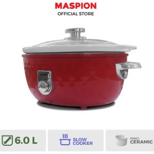 Maspion Slow Cooker 6 Liter - MSC6500 - FREE ONGKIR Jabodetabek