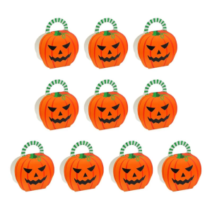 Pumkin Candy Boxes 10pack Pumpkin Decorative Organizers Household Supplies for Wedding Birthday New Year Party