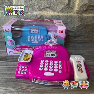 [FREE BATERAI] Mainan Anak Cash Register LK 1 - Mainan Anak Kasir Supermarket Mesin Kasir - Mini Store Cash Toy