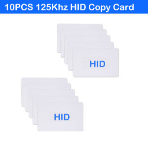 10PCS RFID 125KHz T5200 Card Read Writer 13.56MHz UID Copy NFC Programmer Rewritable Tag