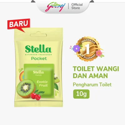 Stella Pocket Pengharum Kamar Mandi Exotic Fruits 10gr - Bathroom Freshener