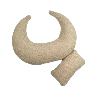 Soft and Comfortable Moon Shape Photography Pillow Newborns Posing Pillow Head Support Pad for Baby Photoshoots
