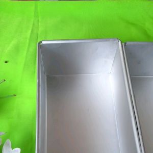 Satu Set 3 Pcs Cetakan Kue Brownnis / Roti Tawar / Almunium Anti Karat