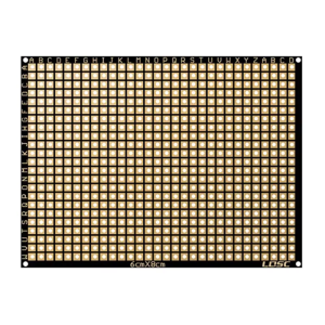 Linh hoạt hai mặt PCB fr4 6x8cm 0.4mm bảng phổ quát với lỗ Hội Đồng Quản trị 2.54 Pitch prototypesmatrixs in bảng giấy