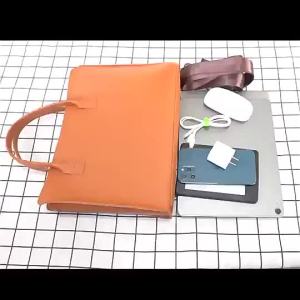 Ladies PU Leather Laptop Bag Handbag 131415.616 Inch For  Air Tablet MateBook Lenovo Thinkpad