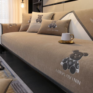 Washable L Shaped Sofa Cushions Non-slip Back Towel Plush Couch Cover Chenille Sofa Protector Cover Carpet Sofa Decor Blanket