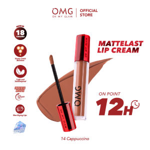 OMG OH MY GLAM Matte Kiss Lip Cream 14 Cappuccino 3.5 g - Lipstick Matte
