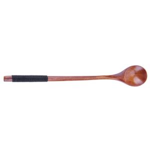 LINSBAYWU Dessert Eating Teaspoon Kitchen Tableware Long Handle Wooden Spoon Spoons Soup Spoon Coffee Spoon