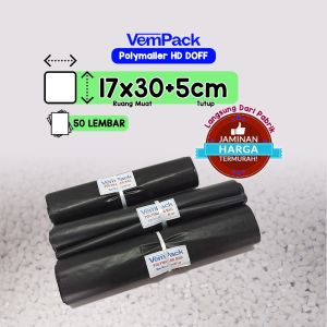 Polymailer HD DOFF EKONOMIS 17x30 CM Plastik Packing Online Shop Tebal Anti Sobek Grosir Termurah