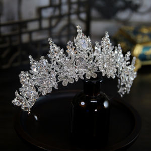 Vương miện pha lê cho đám cưới Cô dâu Trang sức tóc Mũ đội đầu Công chúa Cô dâu Vương miện Vương miện cho cuộc thi Phụ nữ Diadema Mũ dạ hội2026