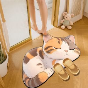 SG Local Ready Stock 3D Visual Non Slip Bath Mat Quick Dry Super Absorbent Washable Floor Rug for Shower Bathroom Kitchen Home Entrance