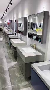 Marble Table Basin Wash Basin R Bathroom Basin Wash Basin Cabinet Set in One Set New Chinese Style