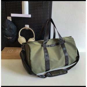 Comelnya Men Duffle Bag Nylon Sporty Travel Bag Large Capacity Beg Sandang Lelaki Beg Sukan Mengembara Ruang Besar