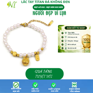 VÒNG TAY TITAN MAY MẮN & KIM TIỀN Thiết kế sang trọng cá tính dễ phối đồ- Người Đẹp Vì Lụa