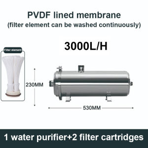 DEKES Water Purifier Whole House Ultration Water Filter 0.01um Filters 1000-3000L/H SUS304 Drinkable Water