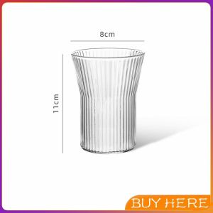 BUY Here ถ้วยน้ำผลไม้ แล้วใสลายจีบถี่ ถ้วยกาแฟ ถ้วยนม glass cup