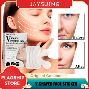 Jaysuing 100PCS V-shaped Face Sticker Invisible Face Pad Face Care Lift face sticker Waterproof Tightening Chin Muscle Lifting Firming Face Stickers Dilute Fine Lines Face Beauty Tools