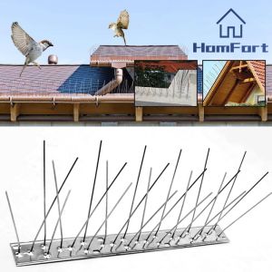 25/33CM Bird Thorn Repeller Bird Pigeon Spikes Deterrent Stainless Steel Home Orchard Balcony Eaves Bird-proof Needle