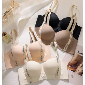 Okdeals Phong Cách Áo ngực mỏng Mà Không Cần Dây thoáng khí màu trơn thoáng khí và thoải mái Áo Ngực Traceless Bóng Đồ Lót Phụ Nữ