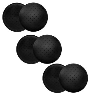 3 Pairs Round Bra Inserts (Light & Soft) Breathable and Sewed Bra Pads for Cup A/B/C/D/E/F