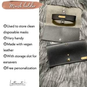 Personalized mask holder with earsaver