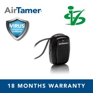 AIRTAMER Advanced Personal Air Purifier A315 with Power Boost Technology - Wearables Black /White