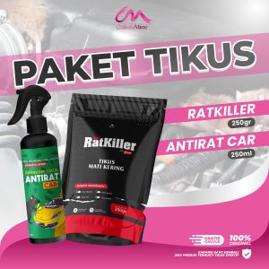 RatKiller - Paket Pembasmi Tikus Racun Tikus Paling Ampuh Mati Kering Tanpa Bau 250gr