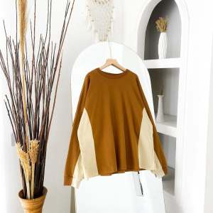 Blouse Wanita Lengan Panjang Korean Style Auzura Blus Kaos Katun Combed 24s M L XL  XXL 3XL Kaos Oversize Jumbo Cewek Kekinian Baju Atasan Remaja Ootd Hijab Outfit Casual Santai Jalan Jalan