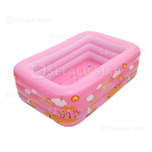 Kolam Renang Anak Jumbo Perosotan Murah 1.5/1.2M Kolam Renang Anak Jumbo 3Rings Kolam Renang Keluarga Tiup Besar Family Inflatable Swimming Pool Luar/balon renang anak/mainan kolam renang anak balon renang anak kolam karet +Pompa