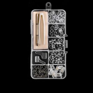 XYAX Silicone Bộ dụng cụ sửa chữa kính mắt Chống trượt Có thể thay thế Bộ vít chính xác Phổ thông Bền Bộ dụng cụ sửa chữa Miếng đệm mũi Hộ gia đình