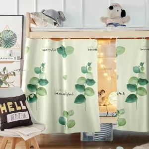 1.8M*2M 1 Piece Student Dormitory Bed Curtain Shaded Cloth Lower Bunk University Girl Boy Bedroom Bed Shade Cloth Curtains